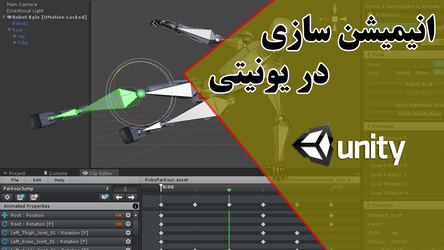 یادگیری انیمیشن سازی در یونیتی 